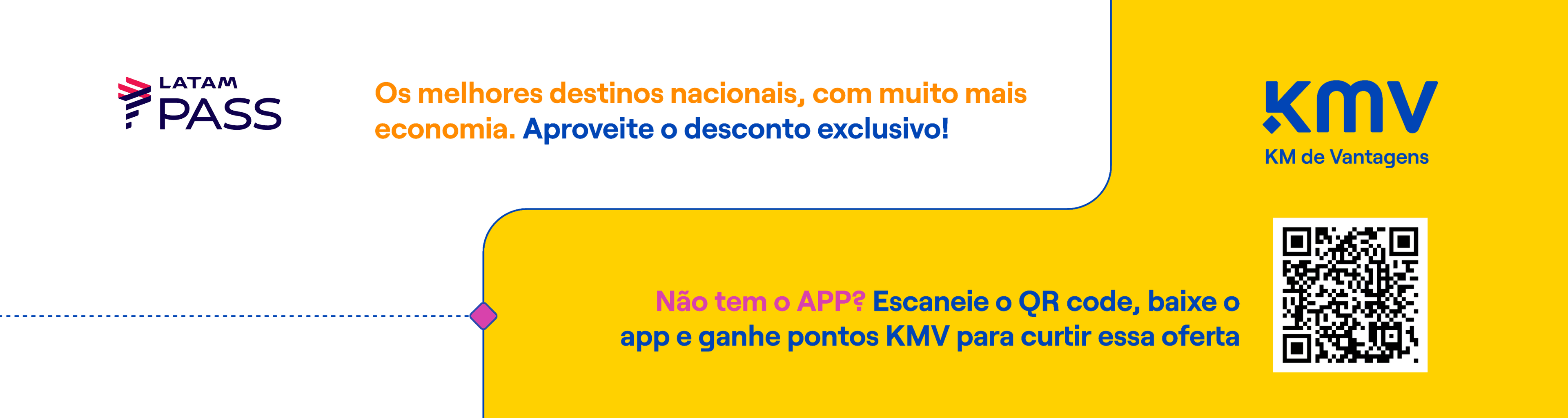 Troque pontos KMV por pontos LATAM Pass!